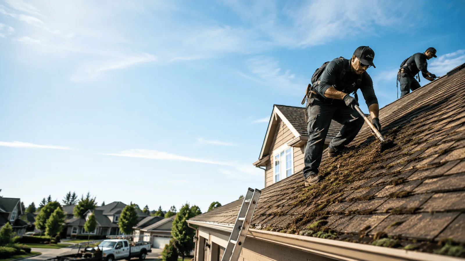 Roof Moss Removal in Dunmore, WV near me